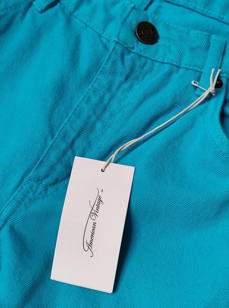 Jean Le Droit Turquoise American Vintage Neuf T38