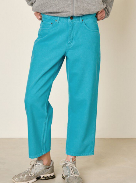 Jean Le Droit Turquoise American Vintage Neuf T38