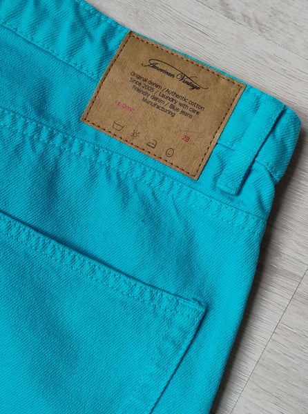 Jean Le Droit Turquoise American Vintage Neuf T38