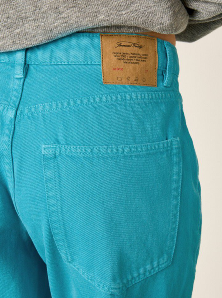 Jean Le Droit Turquoise American Vintage Neuf T38