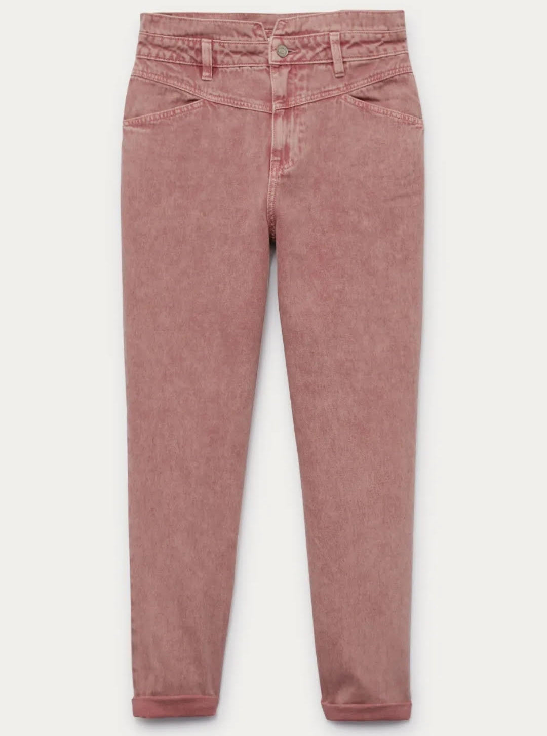 Jean Mom Rose/Lilas