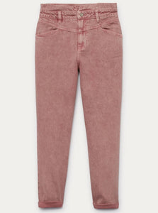 Jean Mom Rose/Lilas