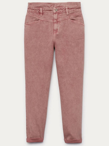 Jean Mom Rose/Lilas