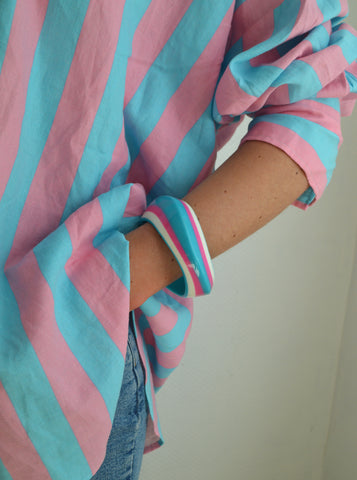 Jonc vintage bleu