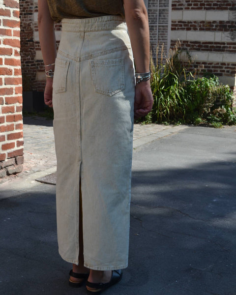 Jupe Beige Denim
