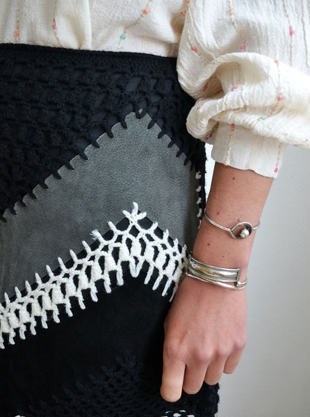 Jupe Cuir & Crochet