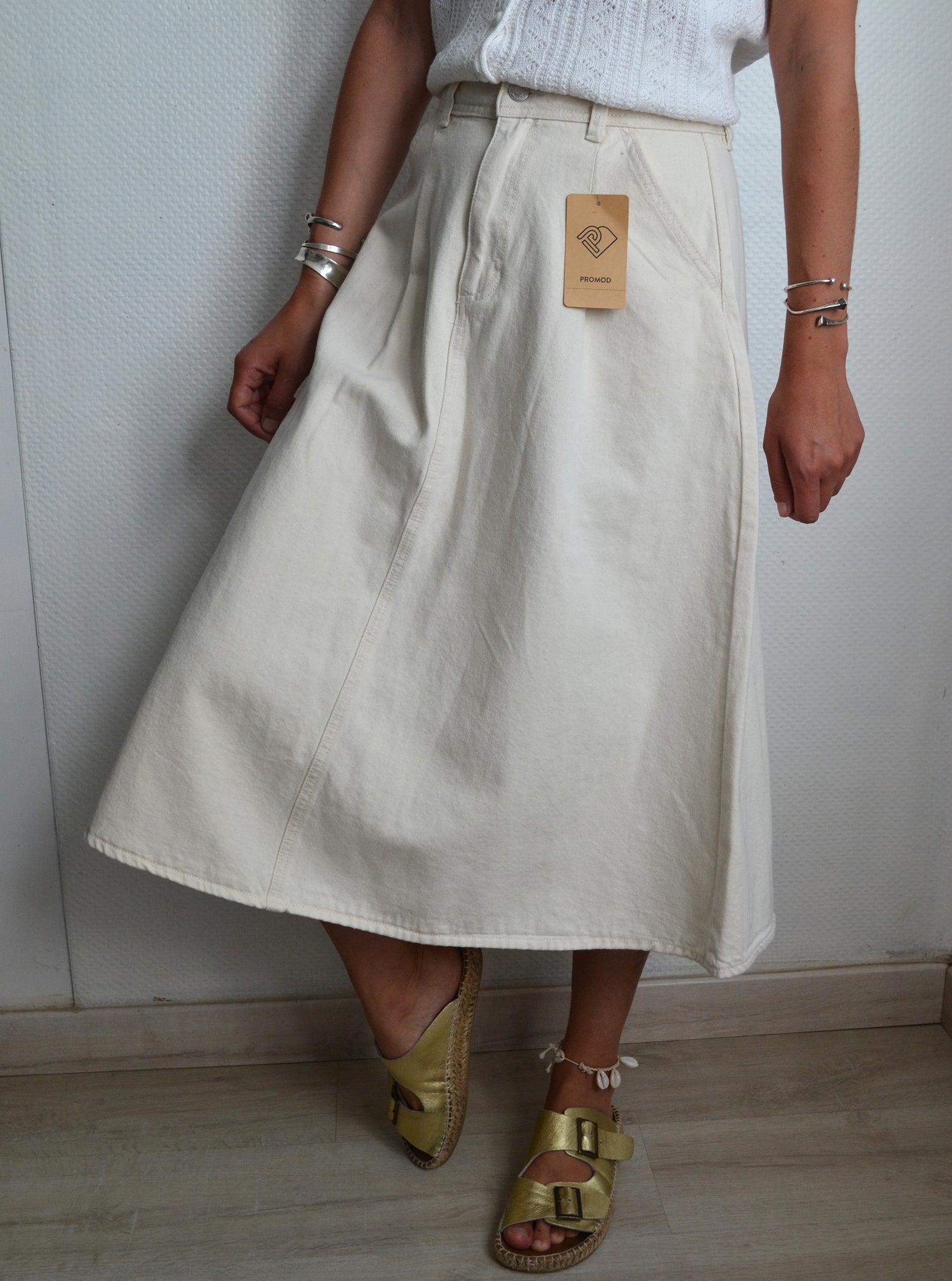 Jupe Neuve Beige