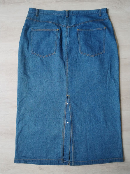 Jupe longue Denim