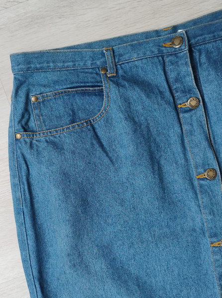 Jupe longue Denim