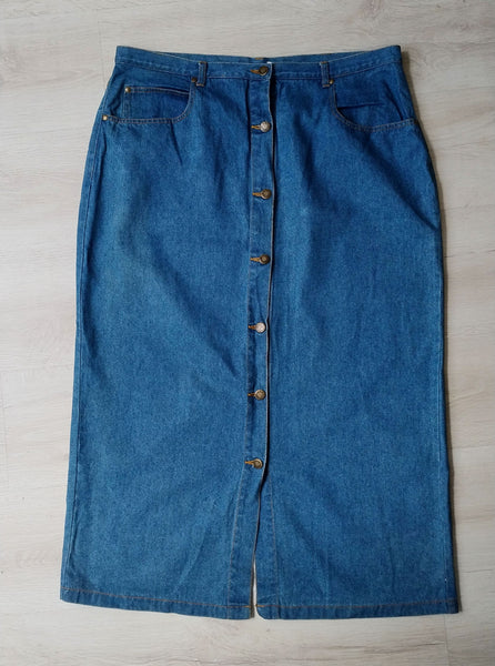 Jupe longue Denim