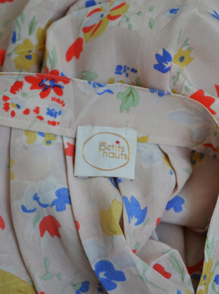 Jupe en Soie Fleurie Des Petits Hauts