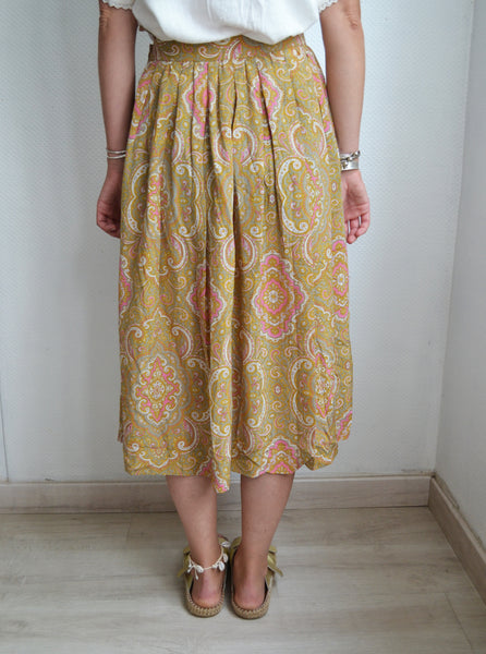 Jupe en soie Vintage