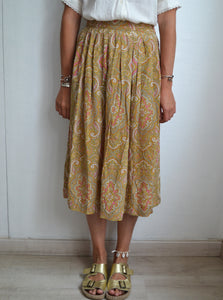 Jupe en soie Vintage