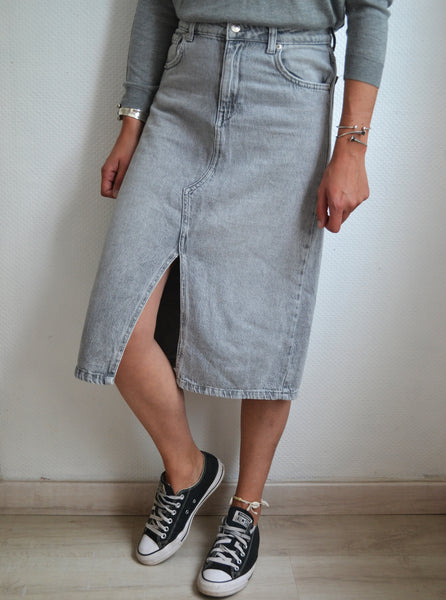 Jupe Gris Denim