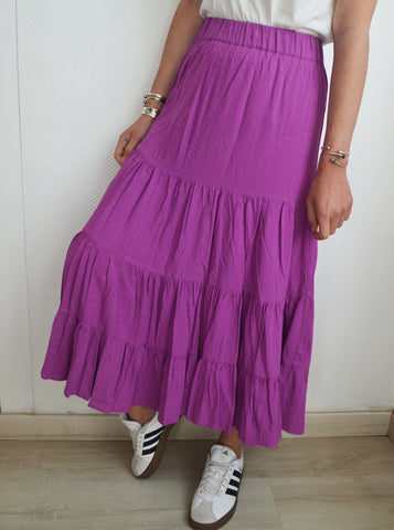 Jupe Longue Magenta