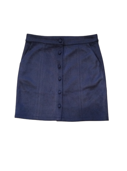 Jupe Marine Suédine Majolica