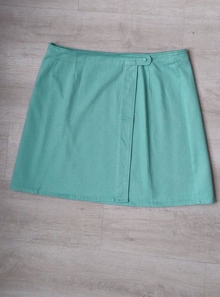 Jupe Portefeuille Menthe