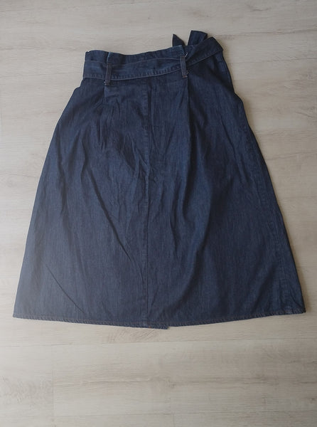 Jupe Midi Jean Brut