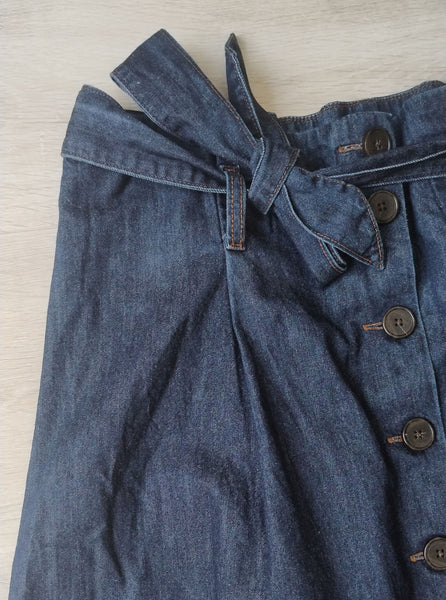 Jupe Midi Jean Brut