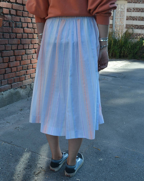 Jupe Midi Vintage Pastel
