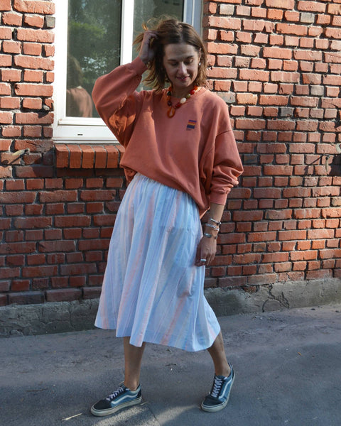 Jupe Midi Vintage Pastel