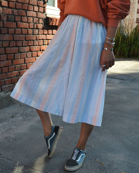 Jupe Midi Vintage Pastel