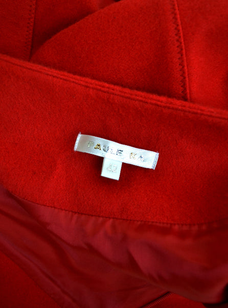 Jupe en Laine Rouge Paule Ka