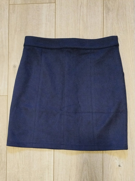 Jupe Marine Suédine Majolica