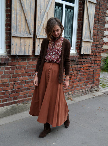 Jupe Vintage Terracotta