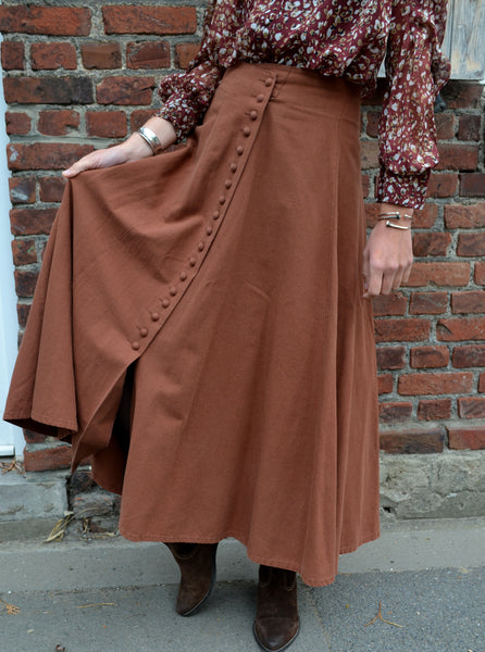 Jupe Vintage Terracotta