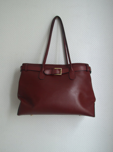 Sac cuir bordeaux Lancaster