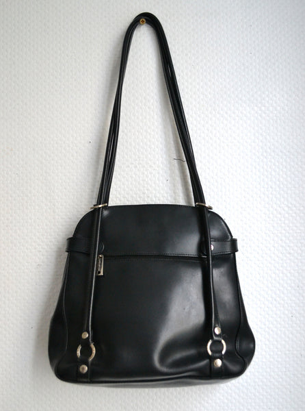 Sac Lancaster en cuir noir