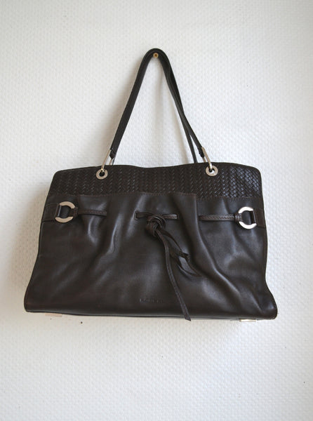 Sac en cuir cannage Lancel