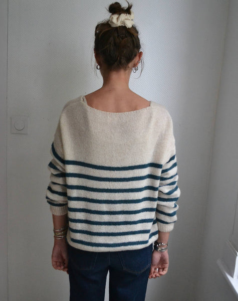 Pull rayé Italien