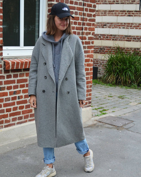 Manteau Gris American Vintage