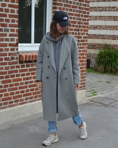 Manteau Gris American Vintage