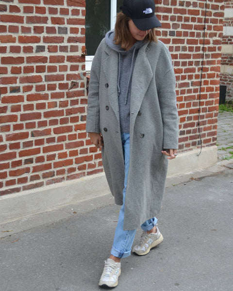 Manteau Gris American Vintage