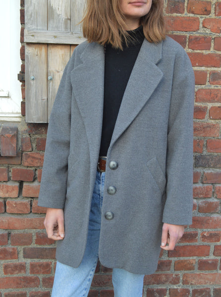 Manteau Laine Gris