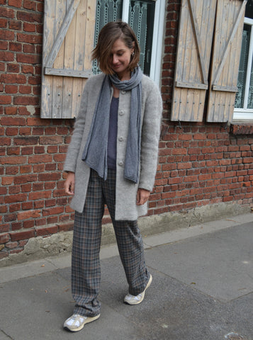 Manteau Gris Mohair
