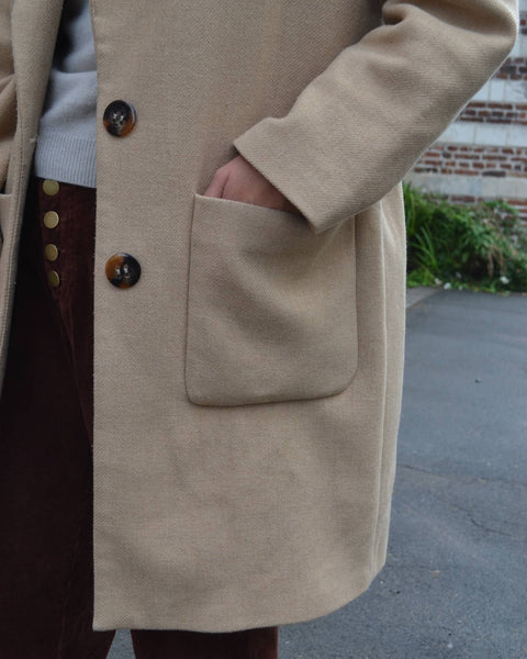 Manteau Laine Dune