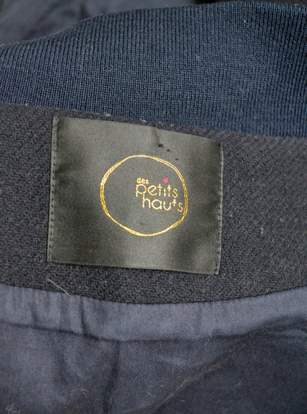 Manteau Mauricette Navy Blue Des Petits Hauts
