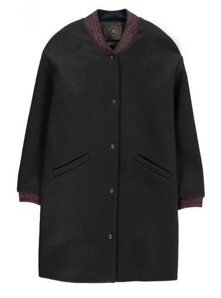 Manteau Mauricette Navy Blue Des Petits Hauts