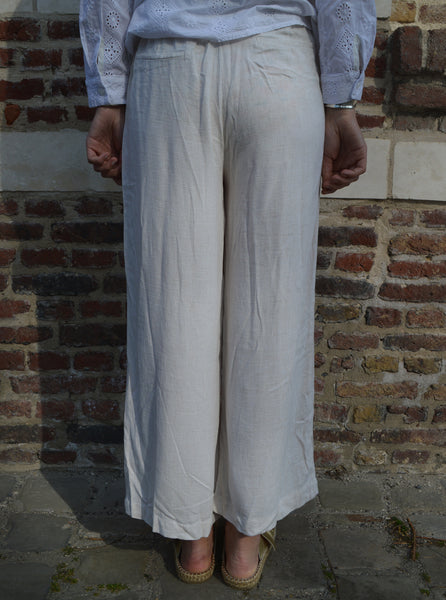 Pantalon Beige Fluide