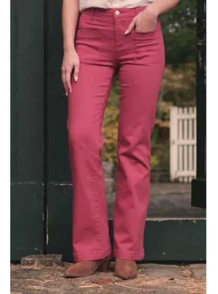 Pantalon Flare La Petite Etoile Bois de Rose