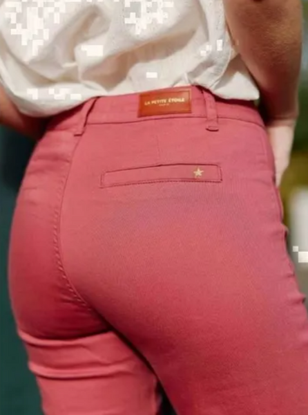 Pantalon Flare La Petite Etoile Bois de Rose