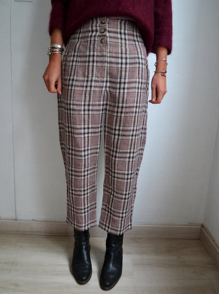 Pantalon Carreaux Isabel Marant Etoile