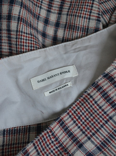 Pantalon Carreaux Isabel Marant Etoile