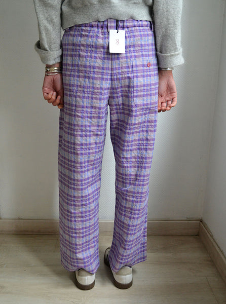 Pantalon à Carreaux Lavende HOD Neuf T38/40