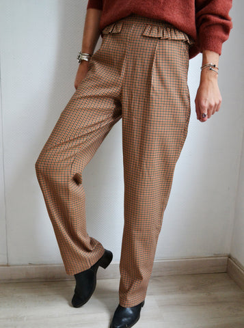 Pantalon Carreaux Maison Stella & Suzie