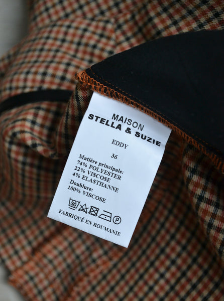 Pantalon Carreaux Maison Stella & Suzie